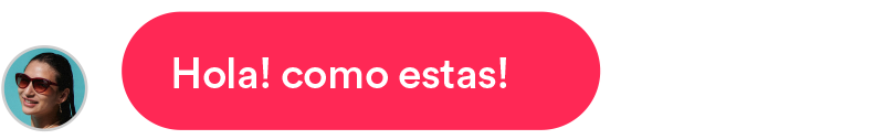 Modelo respondiendo a un fan